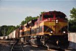 Southbound grain train